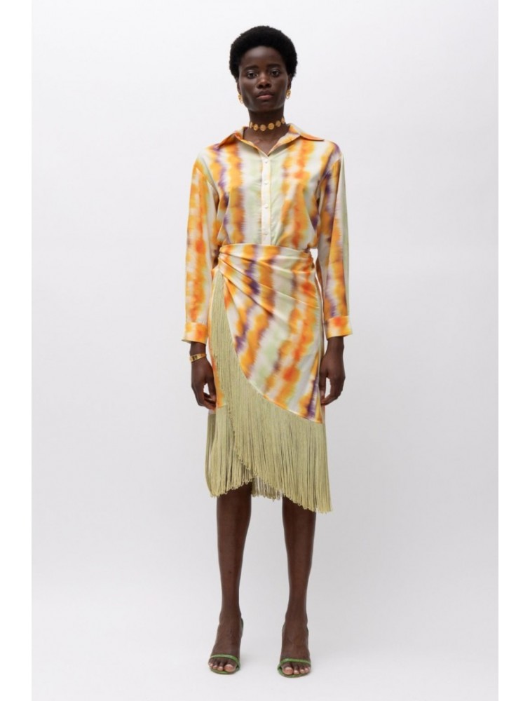 MALLORY THE LABEL Carmen Yellow Dress Κίτρινο Φόρεμα