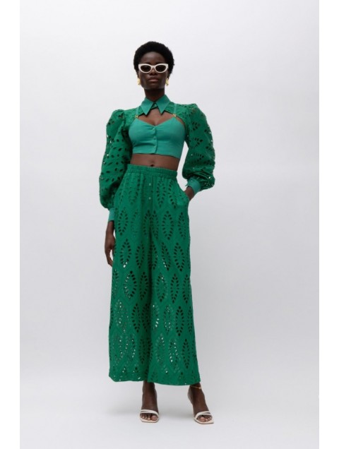 MALLORY THE LABEL Fran Green Pants MALLORY THE LABEL Fran Green Pants