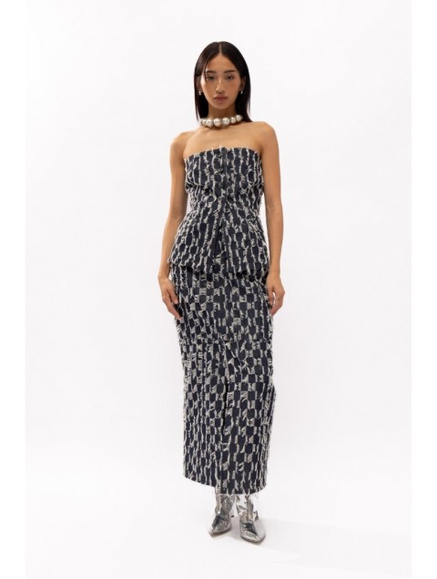 MALLORY THE LABEL Kong Denim Skirt MALLORY THE LABEL Kong Denim Skirt
