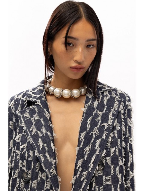 MALLORY THE LABEL Dynasty Denim Blazer MALLORY THE LABEL Dynasty Denim Blazer