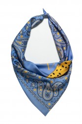 MALLORY THE LABEL Karibu Scarf Blue Tiger