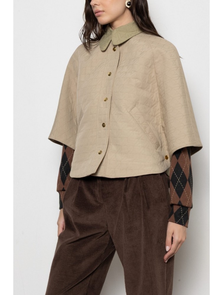 MALLORY THE LABEL Amarillo Cape Beige Μπεζ Κάπα