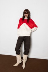 MALLORY THE LABEL Barrel Racer Brown Denim Καφέ Τζιν Παντελόνι