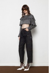 MALLORY THE LABEL Bo Top Πουά Τοπ