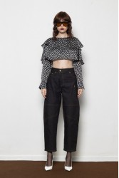 MALLORY THE LABEL Bo Top Πουά Τοπ