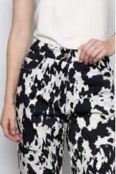 MALLORY THE LABEL Buckle Up Cow Denim Τζιν Παντελόνι