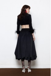 MALLORY THE LABEL Elodie Skirt Μαύρη Φούστα