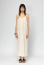 MALLORY THE LABEL Aperol Beige Dress