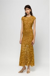 MALLORY THE LABEL Azura Golden Sequin Dress