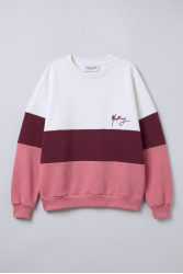 MALLORY THE LABEL Barbara Bordeaux Hoodie Μπορντώ Χούντι