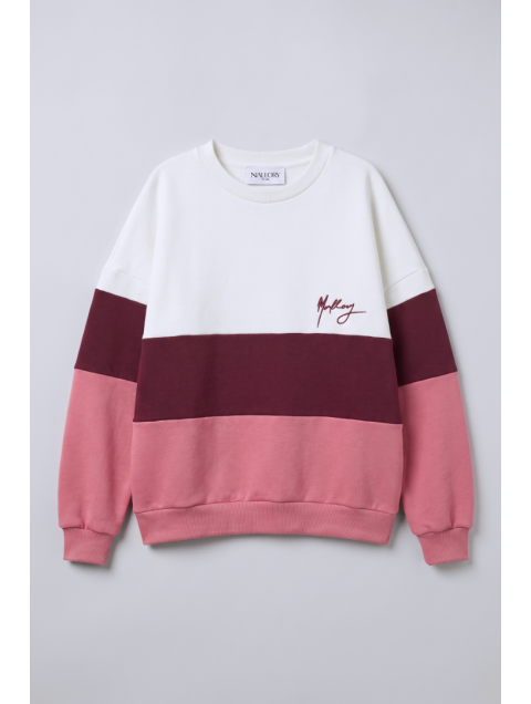 MALLORY THE LABEL Barbara Bordeaux Hoodie Μπορντώ Χούντι
