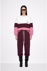 MALLORY THE LABEL Barbara Bordeaux Hoodie Μπορντώ Χούντι