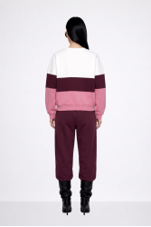 MALLORY THE LABEL Barbara Bordeaux Hoodie Μπορντώ Χούντι