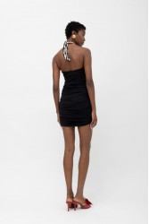 MALLORY THE LABEL Eclipse Black n Zebra Dress