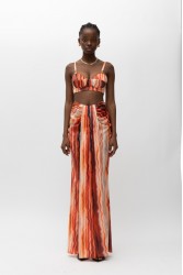 MALLORY THE LABEL Esma Red Print Top Κόκκινο Τοπ
