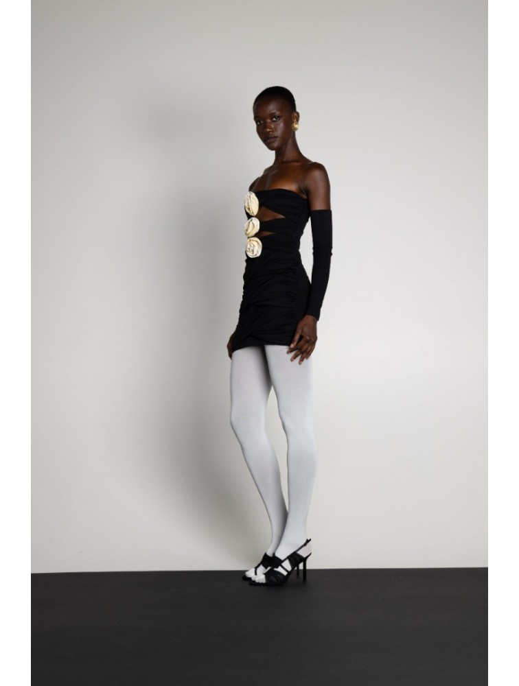 MALLORY THE LABEL Euphoria Black Dress Μαύρο Φόρεμα
