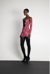 MALLORY THE LABEL Euphoria Pink Floral Dress Ροζ Φόρεμα
