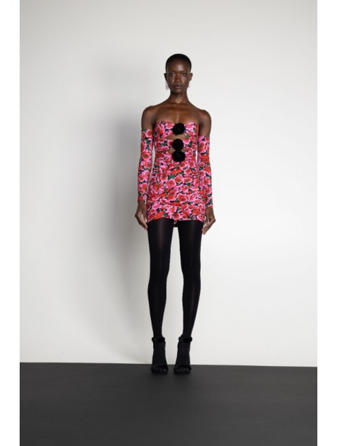 MALLORY THE LABEL Euphoria Pink Floral Dress 