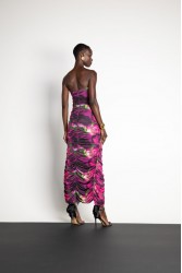 MALLORY THE LABEL Eve Purple Floral Dress Μωβ Φλοράλ Φόρεμα