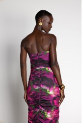 MALLORY THE LABEL Eve Purple Floral Dress Μωβ Φλοράλ Φόρεμα