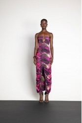 MALLORY THE LABEL Eve Purple Floral Dress Μωβ Φλοράλ Φόρεμα
