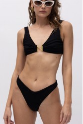 MALLORY THE LABEL Evy Black Bikini Set Μαύρο Μπικίνι σετ