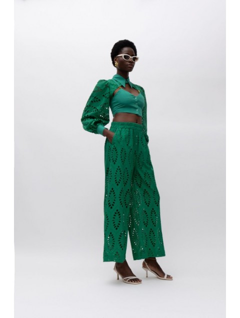 MALLORY THE LABEL Fran Green Pants MALLORY THE LABEL Fran Green Pants