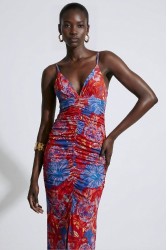 MALLORY THE LABEL Golden Hour Floral Dress