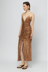 MALLORY THE LABEL Golden Hour Sequin Dress