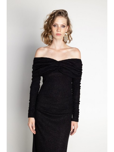 MALLORY THE LABEL Harmony Black Dress