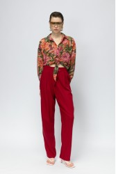 MALLORY THE LABEL Jungle Bird Floral Shirt