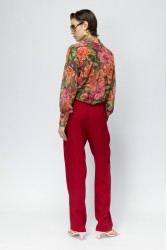 MALLORY THE LABEL Jungle Bird Floral Shirt