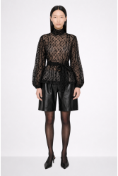 MALLORY THE LABEL Kairo Bermuda Μαύρη Βερμούδα