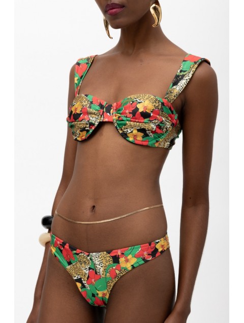 MALLORY THE LABEL Kibo Red Tiger Bikini