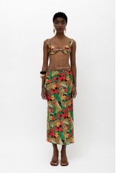 MALLORY THE LABEL Kibo Red Tiger Bikini