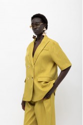 MALLORY THE LABEL Kiboko Lime Blazer