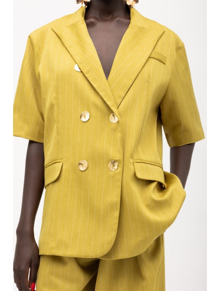 MALLORY THE LABEL Kiboko Lime Blazer