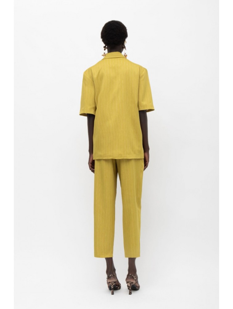 MALLORY THE LABEL Kiboko Lime Blazer