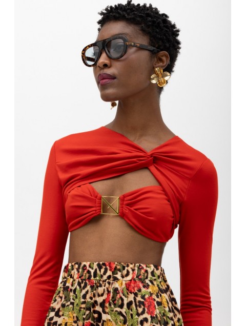 MALLORY THE LABEL Kioni Red Top 