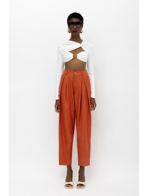 MALLORY THE LABEL Kioni White Top 