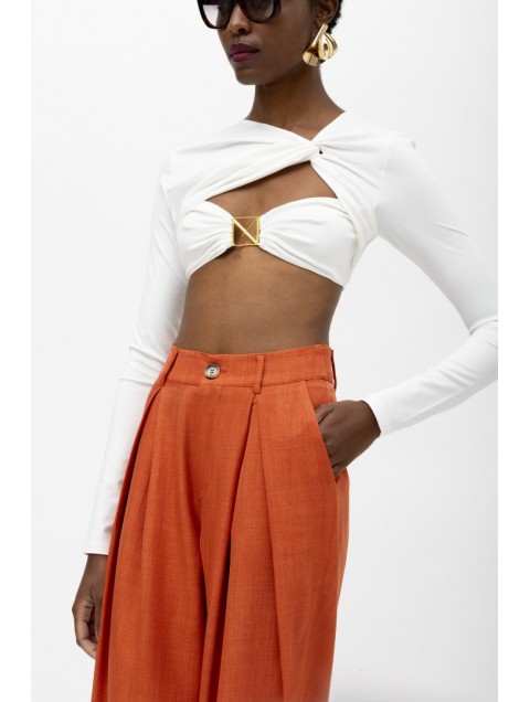 MALLORY THE LABEL Kioni White Top 