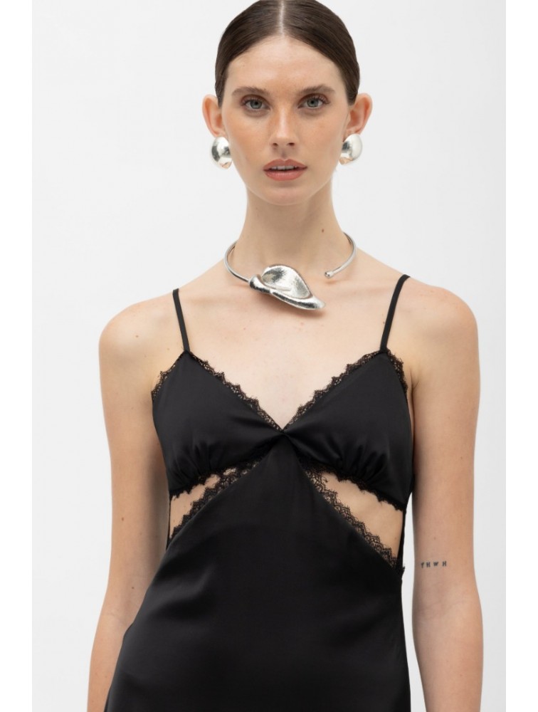 MALLORY THE LABEL Lalibela Black N White Dress