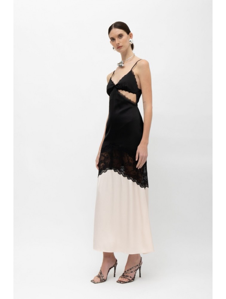 MALLORY THE LABEL Lalibela Black N White Dress
