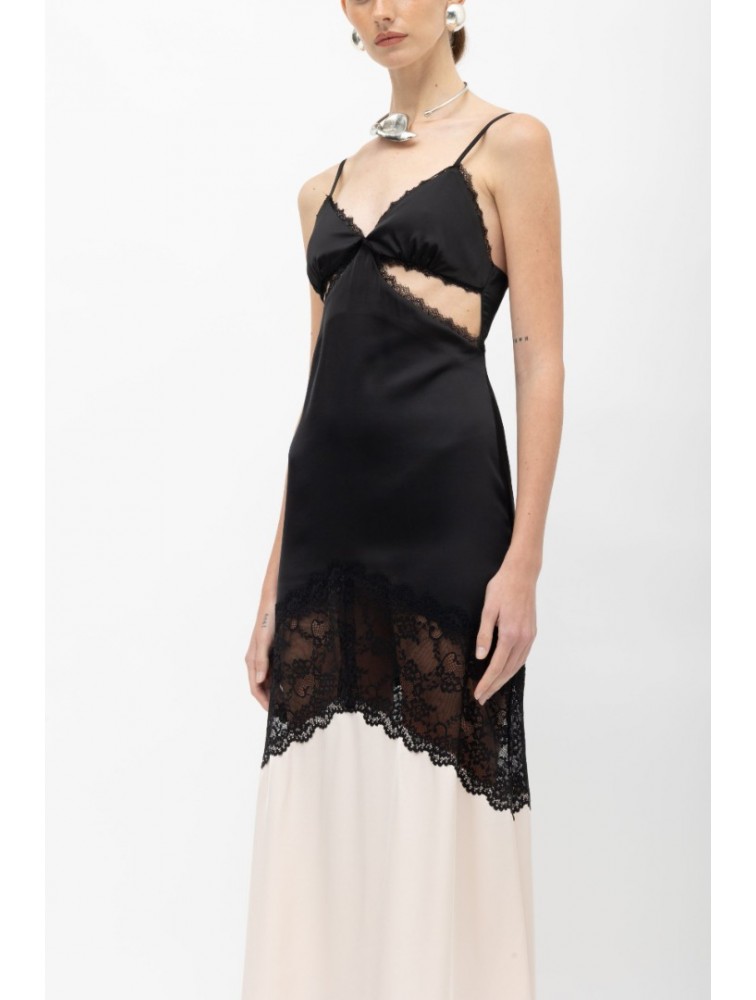 MALLORY THE LABEL Lalibela Black N White Dress