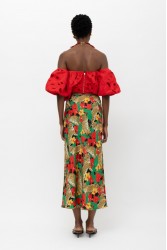 MALLORY THE LABEL Lily Red Top
