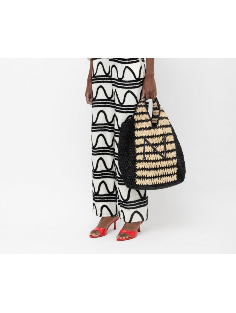 MALLORY THE LABEL Madagaskar Bag Πλεκτή Τσάντα 