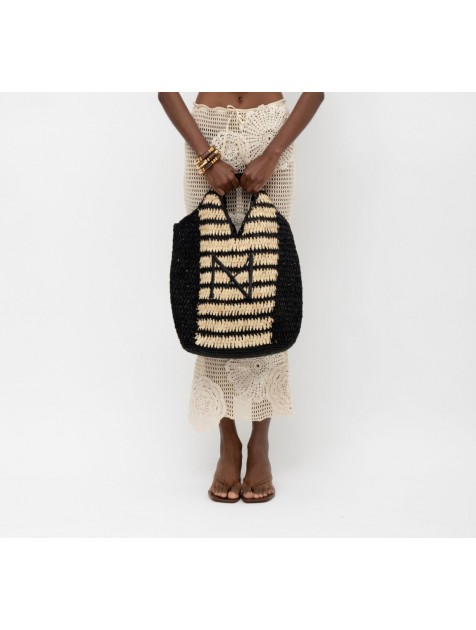 MALLORY THE LABEL Madagaskar Bag Πλεκτή Τσάντα 