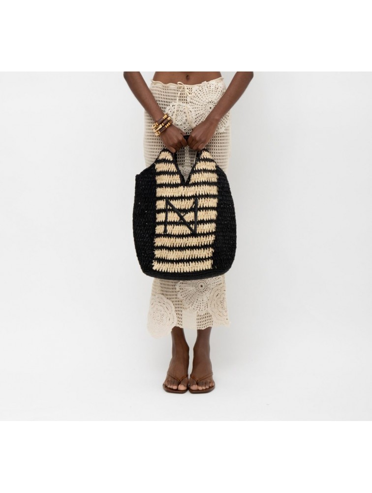 MALLORY THE LABEL Madagaskar Bag Πλεκτή Τσάντα