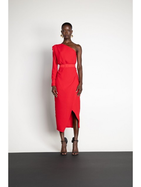 MALLORY THE LABEL Magnolia Red Dress