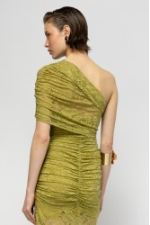 MALLORY THE LABEL Melia Lace Dress Lime